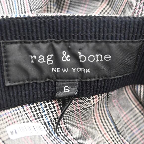 rag & bone New York Womens 6 Plaid Pull On Slim Dress Pant - Picture 8 of 8